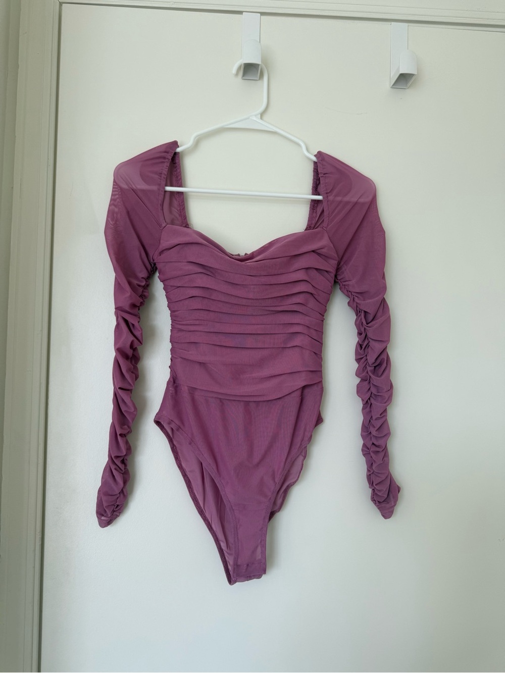 Princess Polly Mauve Ruched Body Suit